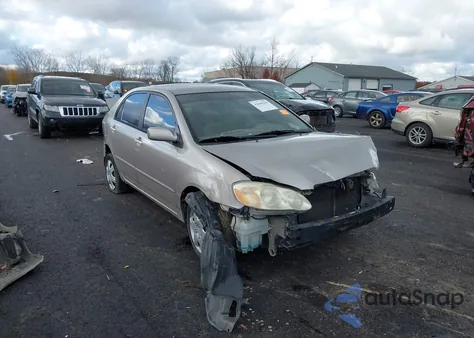 2003 Toyota Corolla Le z USA, uszkodzony, nr VIN 2T1BR32E93C081678